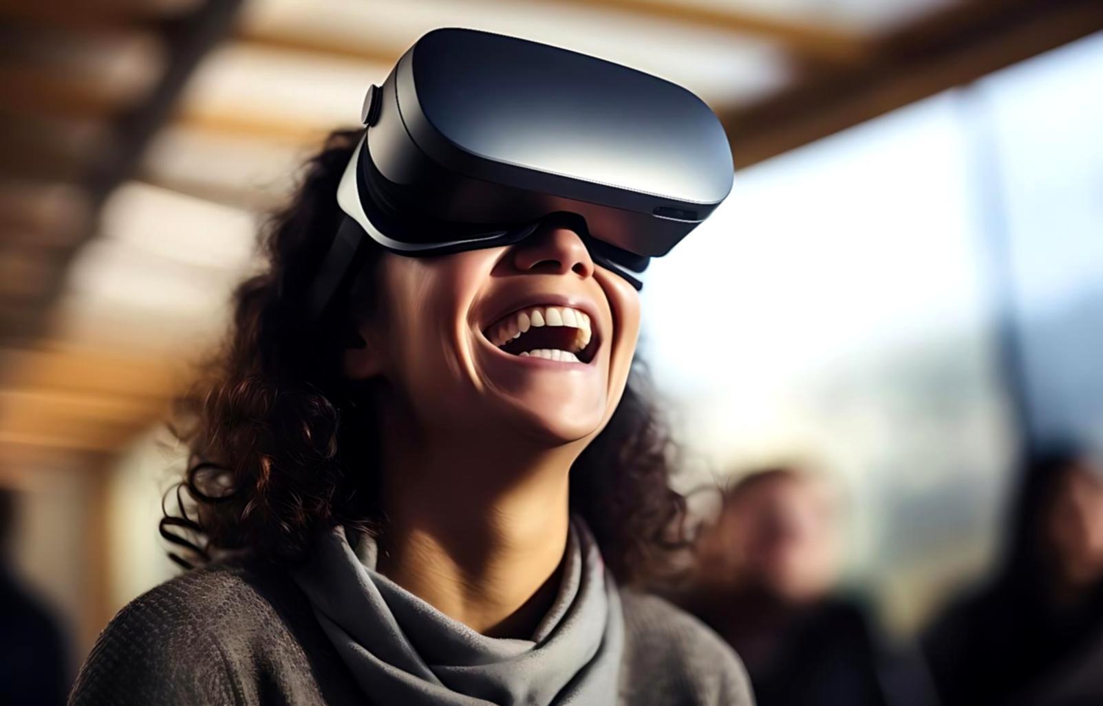 Laboratorio VR con equipos profesionales y estaciones de trabajo